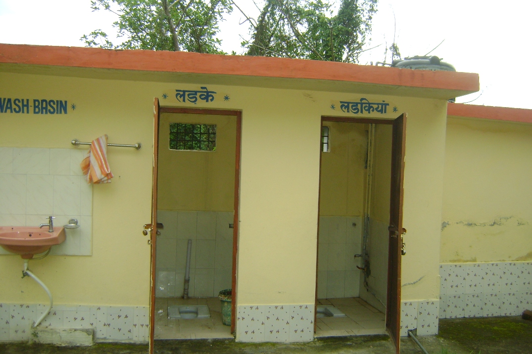 School Sanitation facility in Govt School Distt Hamirpur